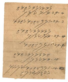 R00436_E; ކ- މާލެ – ..... – ލިޔުން(ގަހަނާ)